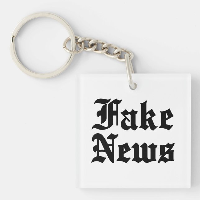 Fake News Keychain (Front)