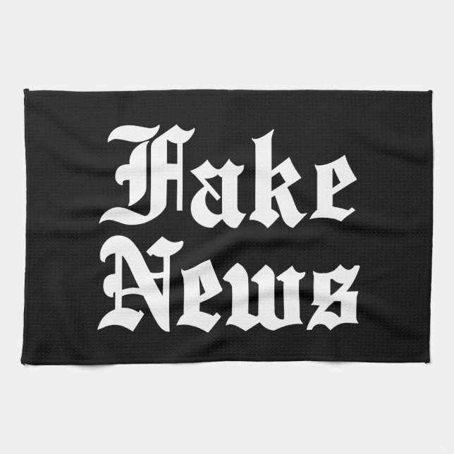 Fake News Kitchen Towel (Horizontal)