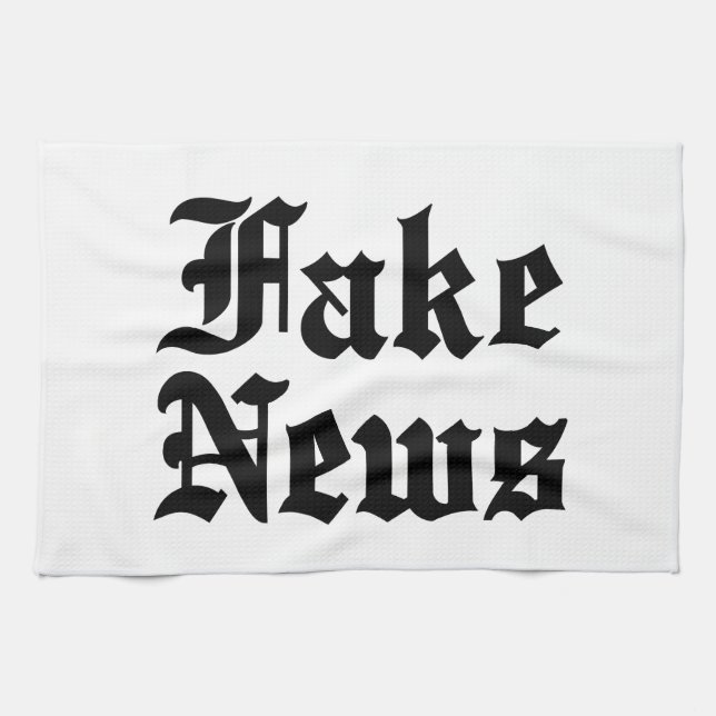 Fake News Kitchen Towel (Horizontal)