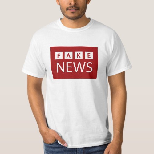 Fake News Logo Politically Incorrect T_Shirt
