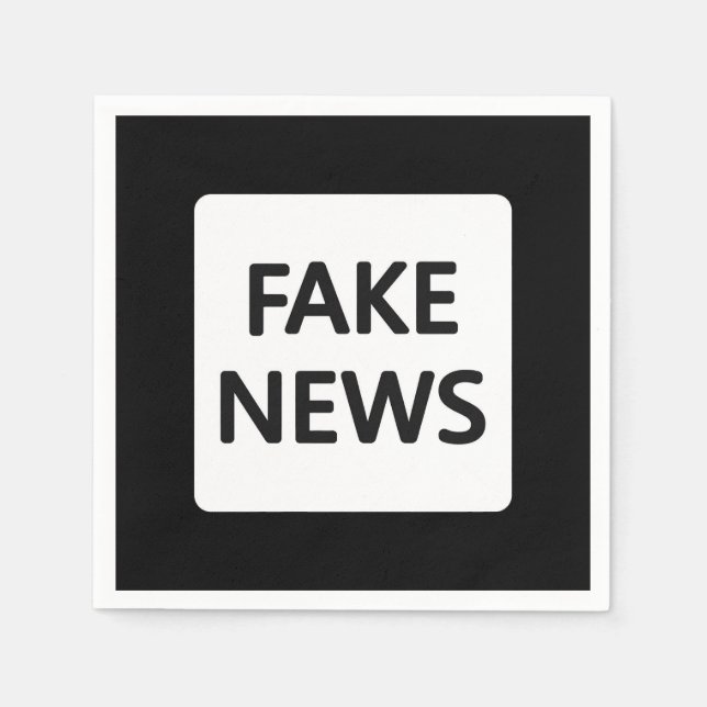 FAKE NEWS PAPER NAPKIN (Front)