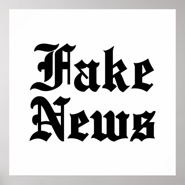 Fake News Poster (Front)