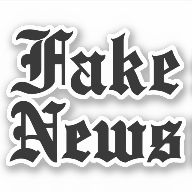 Fake News Sticker (Front)