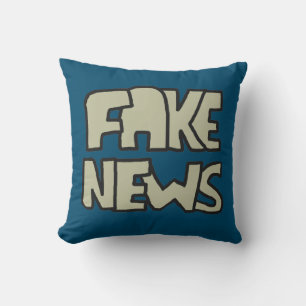 Fake News Throw Pillow