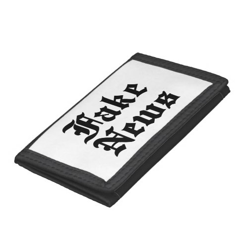 Fake News Trifold Wallet