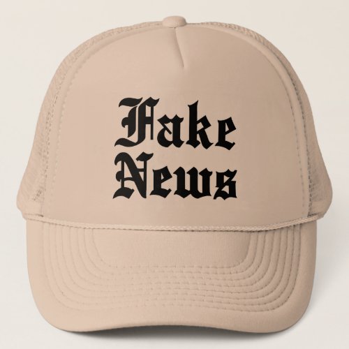 Fake News Trucker Hat