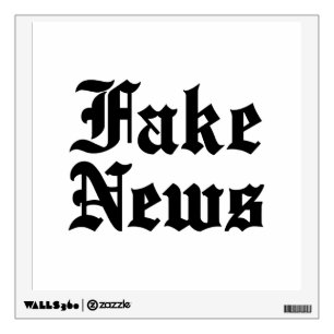 Fake News Wall Decal