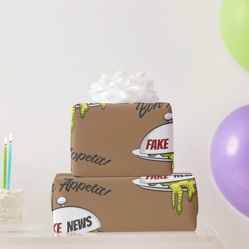 Fake News Wrapping Paper