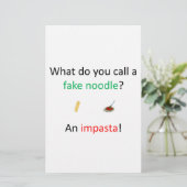 Fake Noodle Joke (Standing Front)