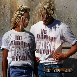 FAKE PEOPLE Grunge Pastels Text-Related T-Shirt