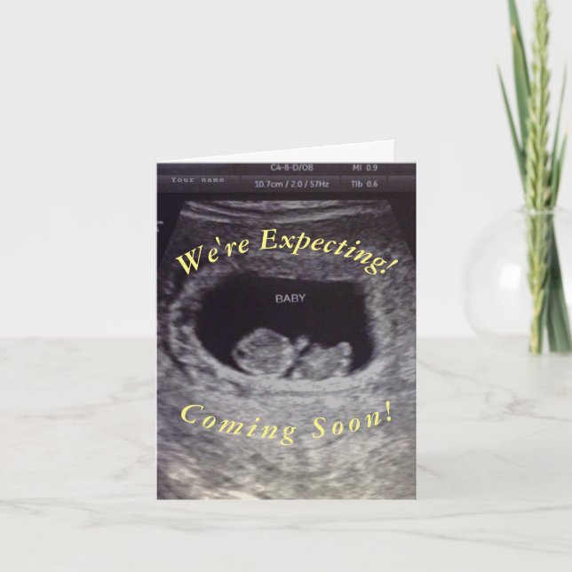 Fake, Prank Pregnancy Invitation (Front)