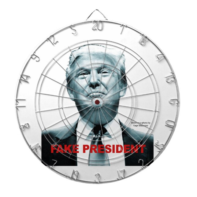 Fake President (Trump) Dartboard (Front)