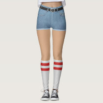 Fake Shorts and Socks Leggings Fake Shorts and Socks Leggings