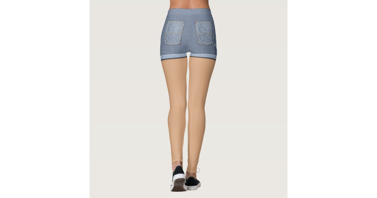 Fake Shorts Leggings Zazzle