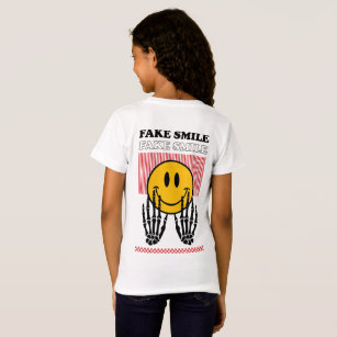 Fake Smile Streetwear Graphic T-Shirt