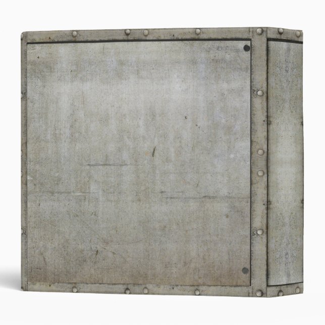 Fake Steel Print Binder (Back/Spine)