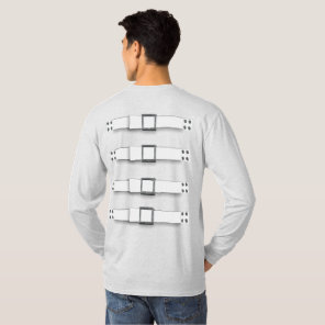 Fake Straitjacket Insane Asylum Halloween Costume T-Shirt