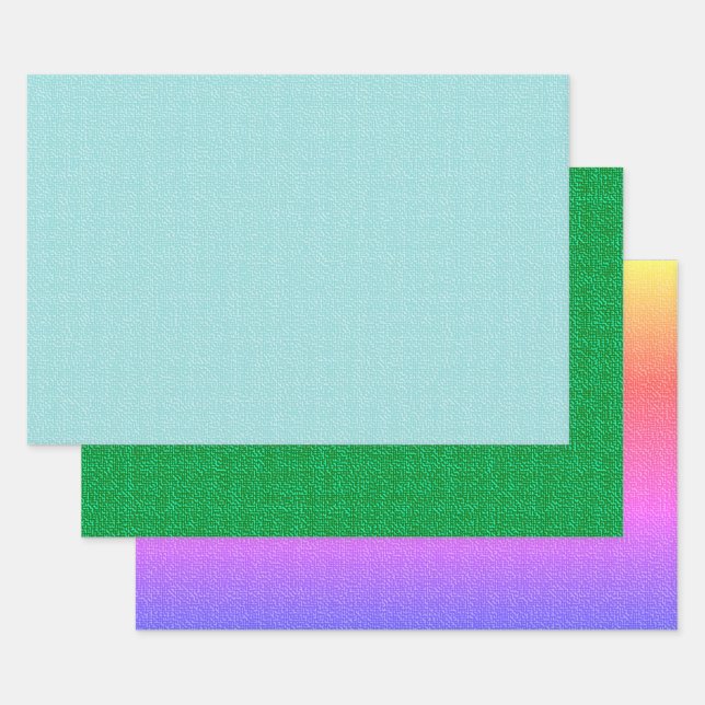 Fake Texture Wrapping Paper Sheets (Set)