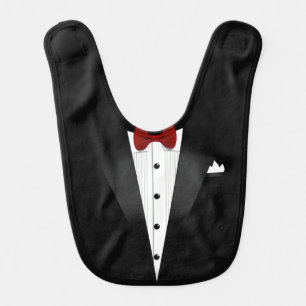 Fake Tuxedo Costume Bib
