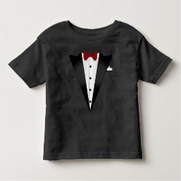 Fake Tuxedo Costume Toddler T-shirt