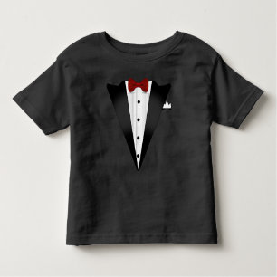 Fake Tuxedo Costume Toddler T-shirt