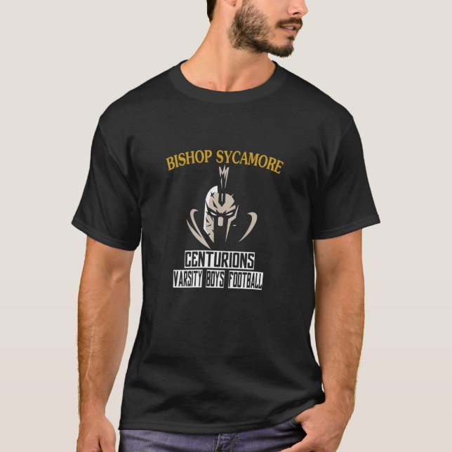 Fake Varsity High School Football Team 2021 Bishop T-Shirt (Front)