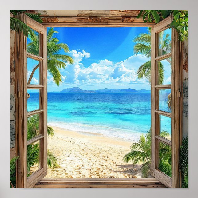 Fake window landscape poster (Front)