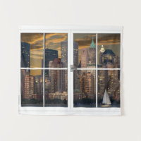 Fake Window New York City Wall Hanging