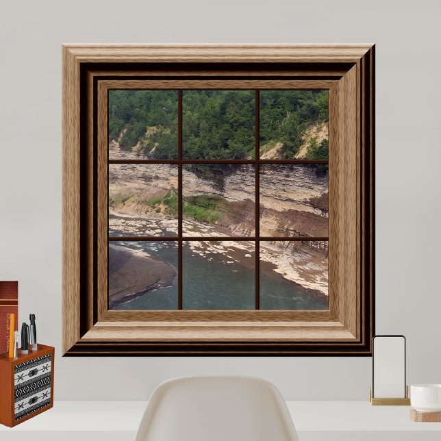 Fake Window Poster Canyon River Peaceful (Creator Uploaded)