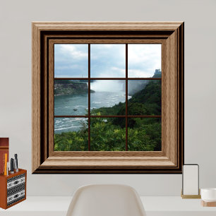 Fake Window Poster Waterfall Niagara Falls Canada
