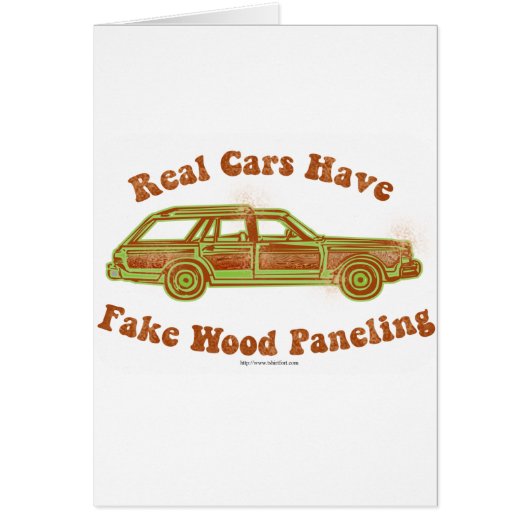 Fake Wood Paneling Cards (Front)