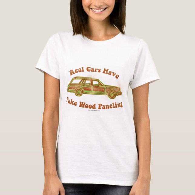 Fake Wood Paneling T-Shirt (Front)