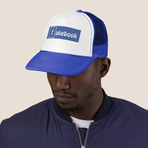 Fakebook  Satire  Facebook Parody Trucker Hat