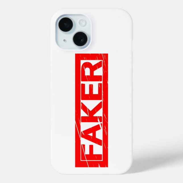 Faker Stamp Case-Mate iPhone Case (Back)