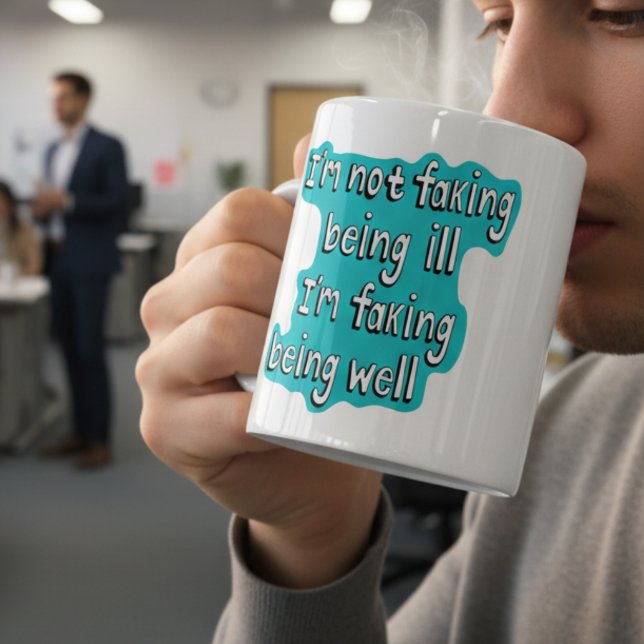 Faking being well Invisible disability Coffee Mug (Creator Uploaded)
