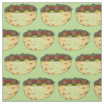 Falafel Balls Lettuce Tomato Pita Foodie Sandwich Fabric