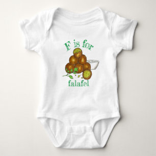 Falafel Balls Middle Eastern Chickpeas Egyptian Baby Bodysuit