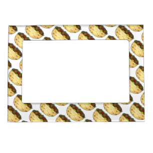 Falafel Pita Sandwich Food Foodie Print Frame