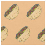 Falafel Pita Sandwich Mediterranean Foodie Fabric