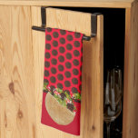 Falafel Sandwiches Kitchen Towel<br><div class="desc">Falafel sandwich kitchen towel art by Contemporary Artist,  Kim Niles. ©️ Kim Niles,  KiniArt™️ - All Rights Reserved</div>