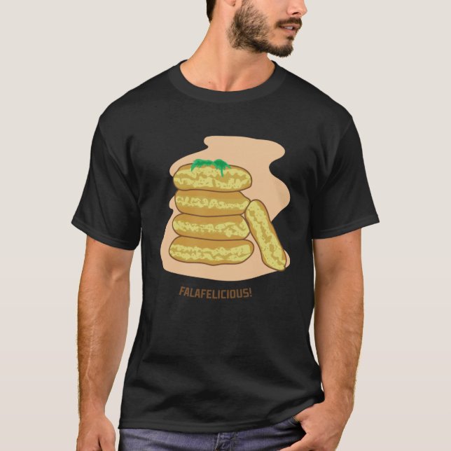 Falafelicious Hummus Kebap Levantine Food Chef T-Shirt (Front)