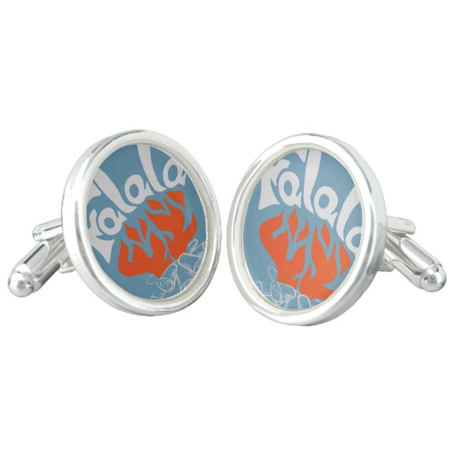 FaLaLa Cufflinks (Angled)
