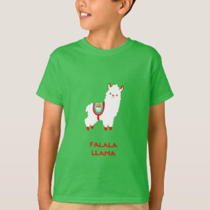 FaLaLa Llama Custom Color T-Shirt