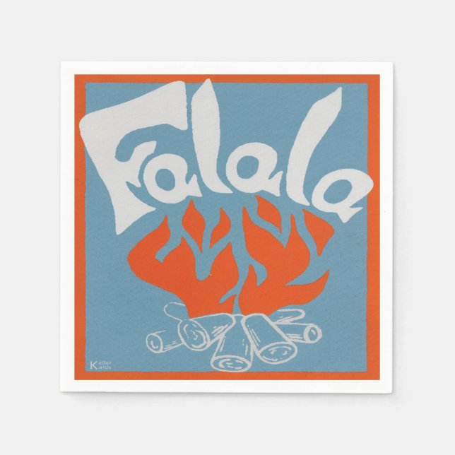FaLaLa Paper Napkins (Front)