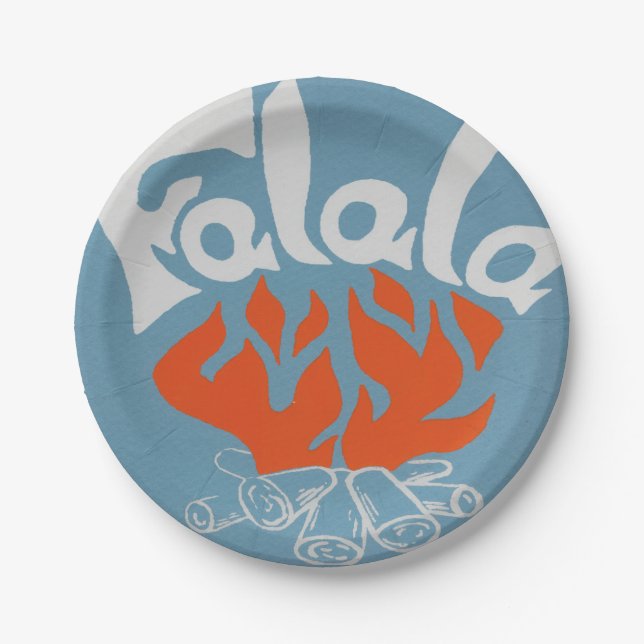 FaLaLa Paper Plates (Front)