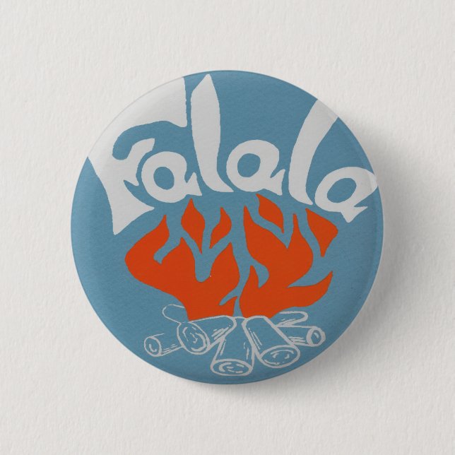 FaLaLa Pinback Button (Front)