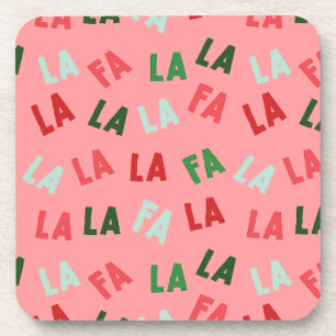 FaLaLaLa Christmas Beverage Coaster