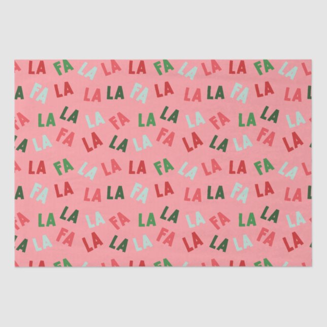 FaLaLaLa Christmas Tissue Paper (Front)