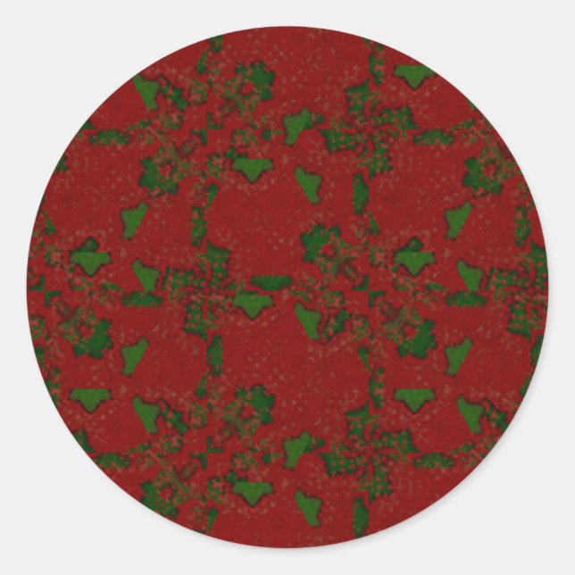 Falalalala Classic Round Sticker (Front)
