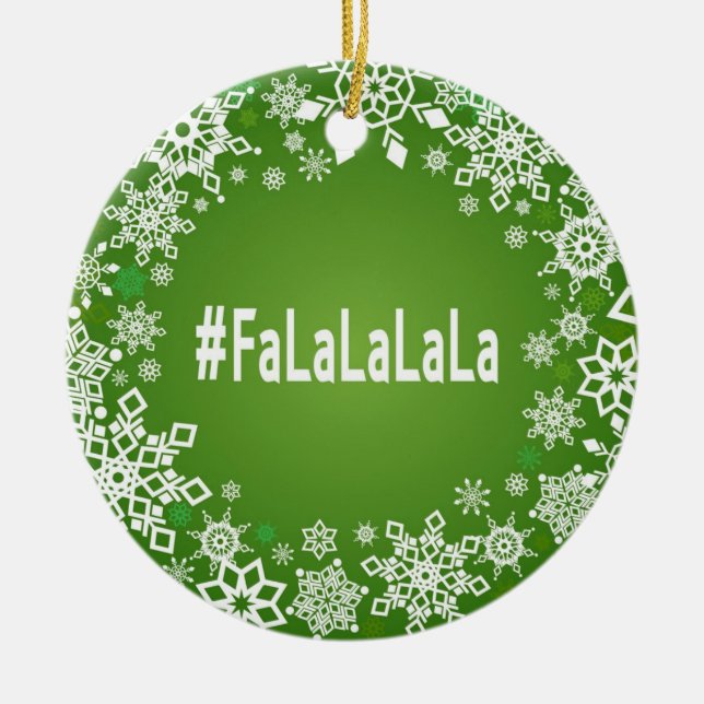 #FaLaLaLaLa Ornament (Front)